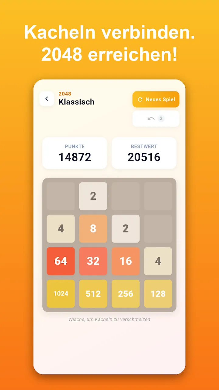 2048 – Merge Tiles 2026 – weiterer App-Screenshot