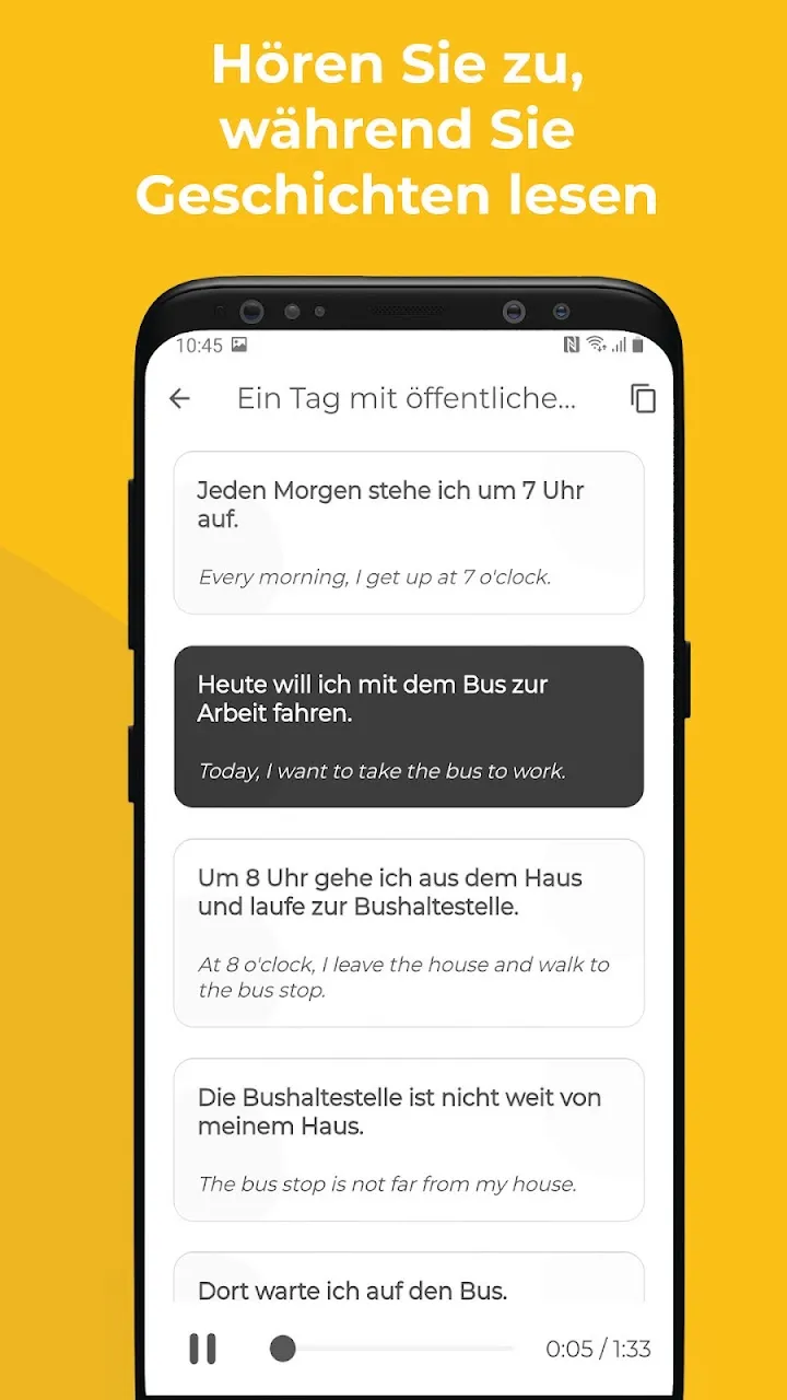 Deutsch lernen mit KI – Screenshot 4
