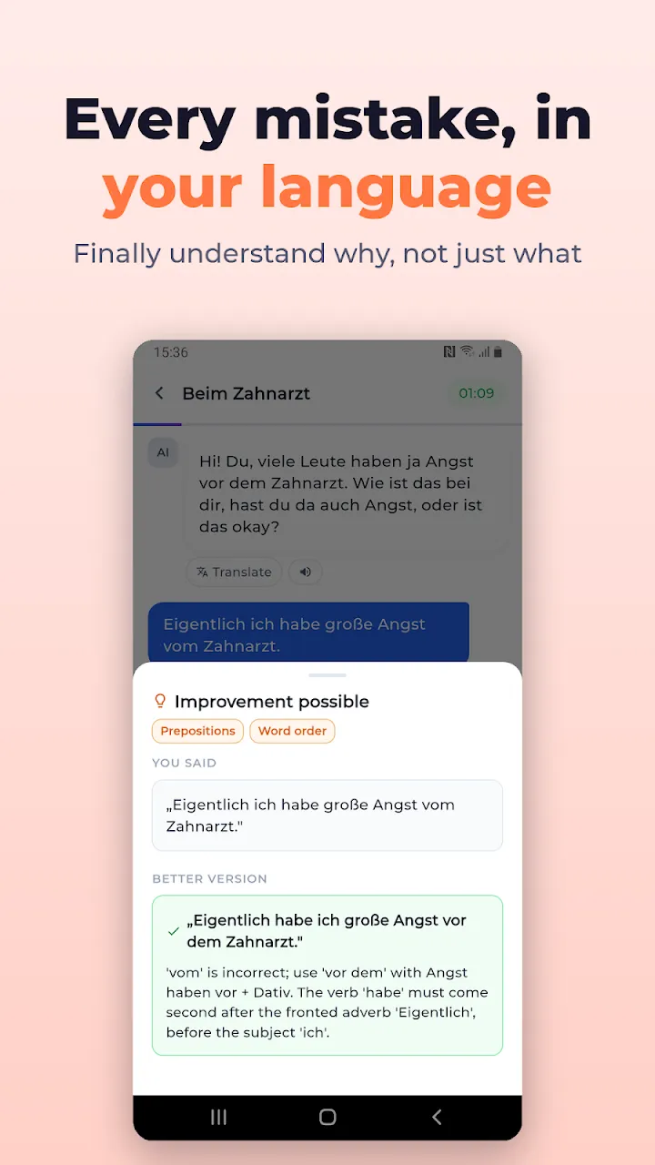 SipLingo – Screenshot 2