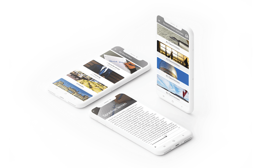 Deutsch Hoeren und Lesen Mobile Apps - Webseite Mobile App SEO