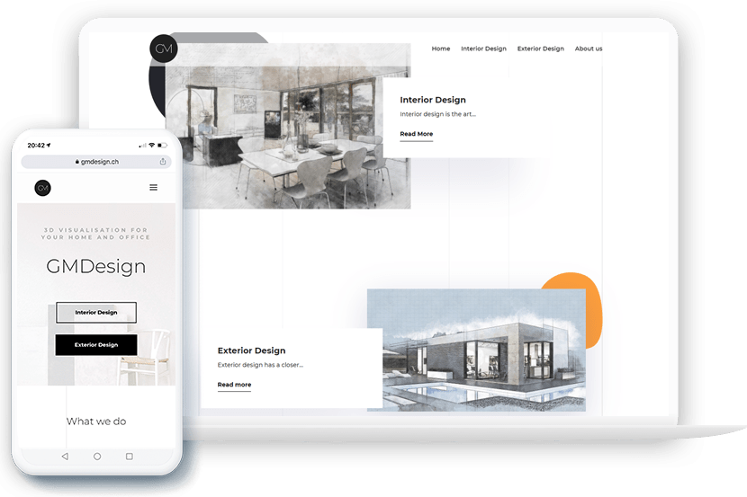 GMDesing Webdesign - Webseite Mobile App SEO